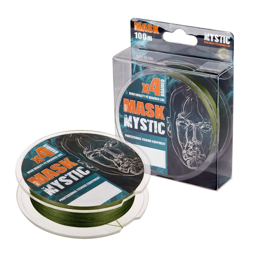 Mask Mystic (0.10 мм) 100 м, глубокий зеленый фото 3